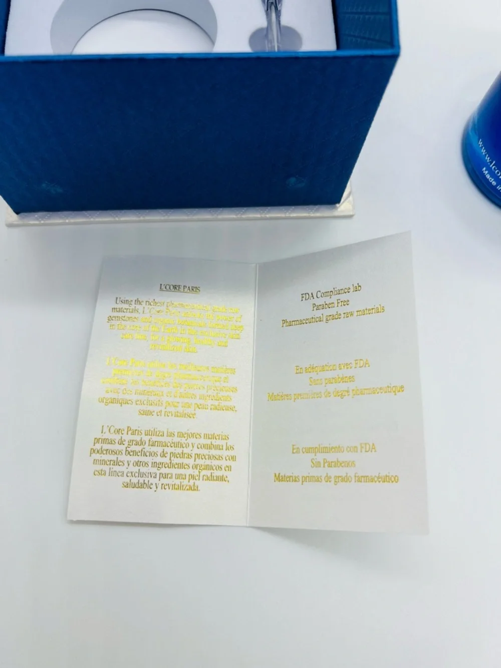 L'CORE Paris Sapphire Facial Peel - 1.7 fl. Oz. NIB